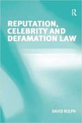 Reputation, Celebrity, and Defamation Law
