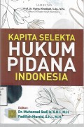 Kapita Selekta Hukum Pidana Indonesia