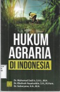 Hukum Agraria di Indonesia