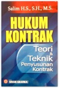Hukum Kontrak: Teori dan Teknik Penyusunan Kontrak