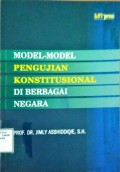 Model-Model Pengujian Konstitusional di Berbagai Negara