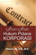 Asas-Asas Hukum Pidana Korporasi