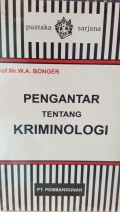 Pengantar tentang Kriminologi