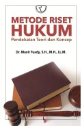 Metode Riset Hukum Pendekatan Teori dan Konsep
