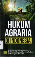 Hukum Agraria di Indonesia