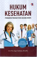 Hukum Kesehatan (Pengantar Program Studi Sarjana Hukum)