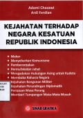 Kejahatan Terhadap Negara Kesatuan Republik Indonesia