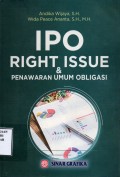 Ipo Right Issue & Penawaran Umum Obligasi