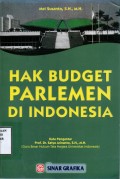 Hak Budget Parlemen di Indonesia