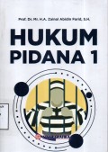 Hukum Pidana 1